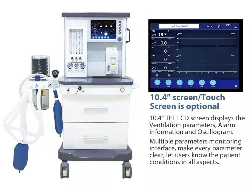 High Performance Anesthesia Machine with Etco2