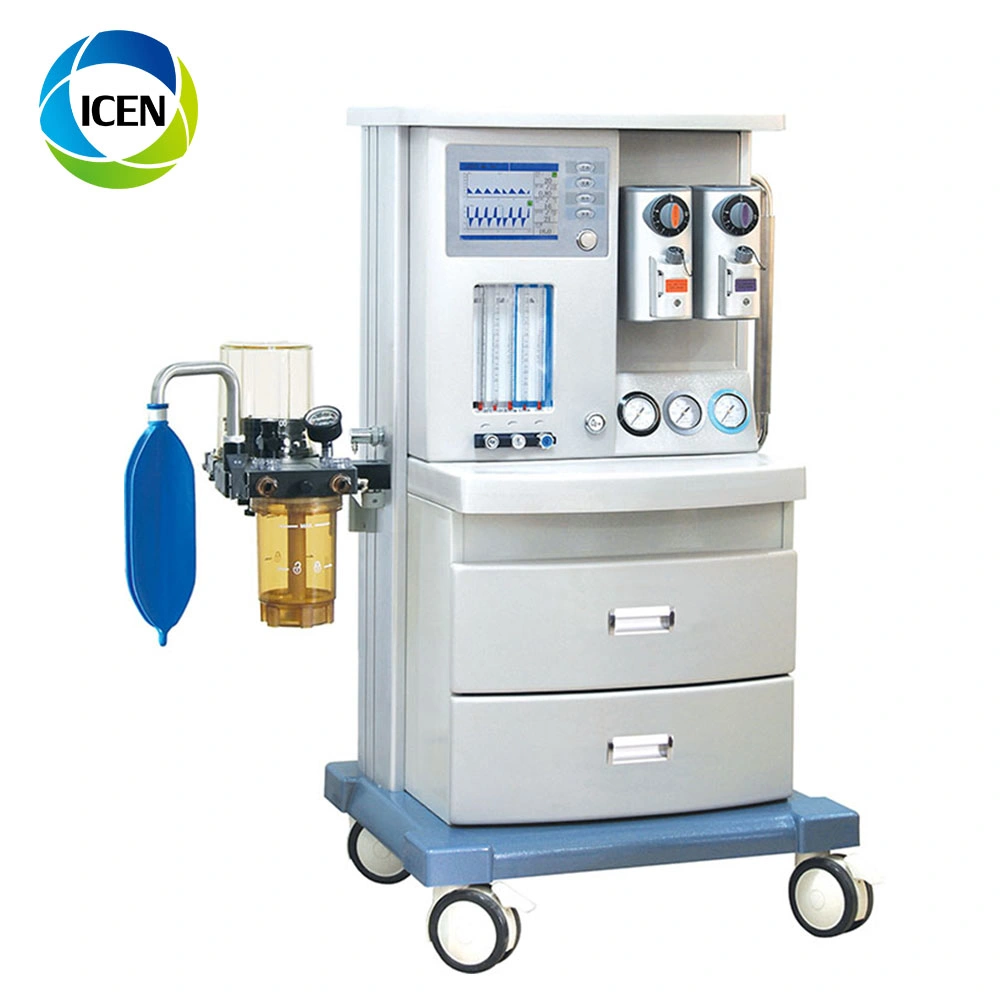 in-E850 Portable Medical Dental Hospital Monitor Vaporizer Anesthesia Machine with Ventilator